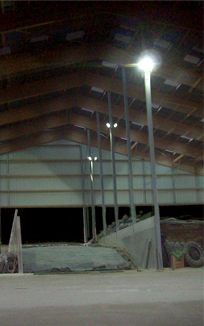 eclairage led hangar